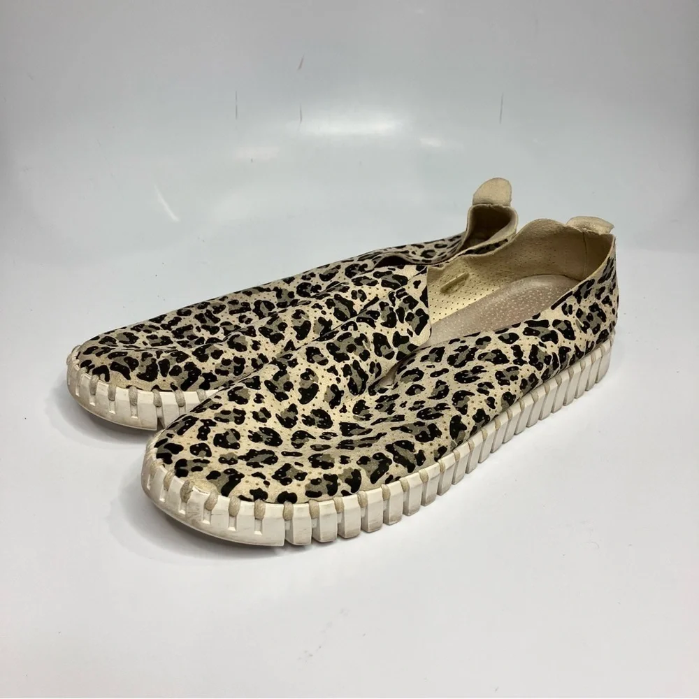 Ilse‎ Jacobsen tulip flats leopard print size 41